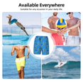 thumbnail image 6 of Uemuo Colorful Snake Pattern Mens Swim Trunks Quick Dry Board Shorts with Mesh Lining, Stretch Beach Shorts Quick Dry No-Chafing Board Shorts-Large, 6 of 9