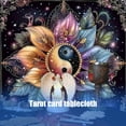 thumbnail image 3 of Square Divinations Tapestry Flower Disk Astrology Tablecloth Tarots Tablecloth Table Cloth Witchcrafts Supplies, 3 of 9