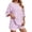 short sets 35#Light Purple, variant on WAYUTE Womens 2 Piece Outfits Round Neck Versatile Comfortable Solid Color Casual Travel Summer Loungewear Matching Clothing