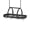 Charcoal Black and Black-31.5''L x 15.7''W x 13''H, variant on Hanging Pot Rack Charcoal Black and Black 31.5''L x 15.7''W x 13''H Ceiling Mounted Cookware Organizer