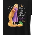 thumbnail image 3 of Disney Princess - Rapunzel Reach For The Stars  - Women's Short Sleeve Graphic T-Shirt, 3 of 5
