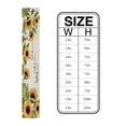 thumbnail image 6 of Table Runner Dresser Scarves 36 Inch Long, Watercolor Sunflowers and Leaves Linen Dining Table Runners Quote on Vintage Newspaper Tabletop Scarf for Wedding Holiday Party Kitchen, 6 of 7