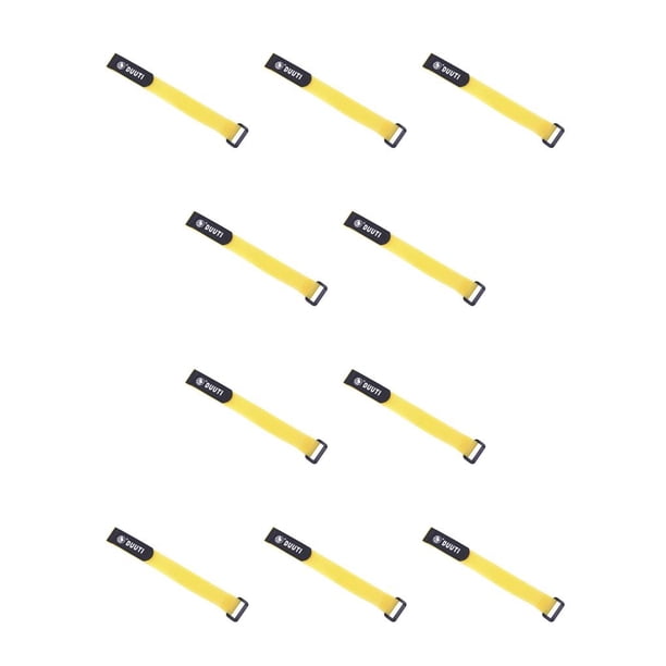 Eigraketly Paquete de 5 sujetadores de nailon de 25 cm, bridas para cables reutilizables, paquete de cilindro de aire, suministros de correa adhesiva, Type1 NO1 Eigraketly CBP199900