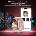 thumbnail image 3 of FPZMIU 1.83" Display Smart Watch, High-Definition Fitness Watch with Always-On Touchscreen for Men Women, Pink, 3 of 7