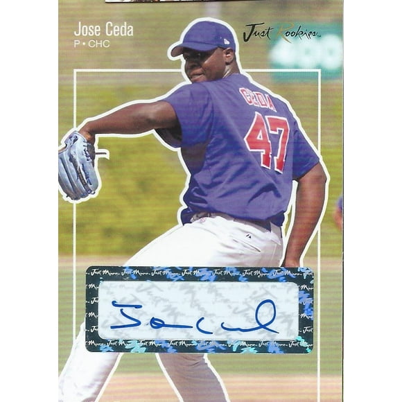 2007 Just Rookies Autographs JOSE CEDA Auto MLB Baseball Chicago 01520