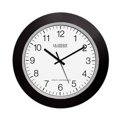 La Crosse Technology 10inch Atomic Analog Wall Clock