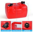 thumbnail image 4 of 3 Gallon Portable Tank,Easy-to-Carry Replacement Fueling Tank With Handle, 4 of 7