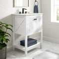 thumbnail image 2 of Modway Steam 24" Bathroom Vanity in White White, 2 of 10