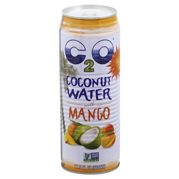 C2o Pure Coconut Water Mango Case Of 12 17.5 Fl Oz. Walmart