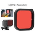 thumbnail image 4 of Waterproof Housing Lens Filter ABS Dustproof Photograph Waterproof Housing Case Diving Lens Filter Dive Accessories For  8Red, 4 of 8