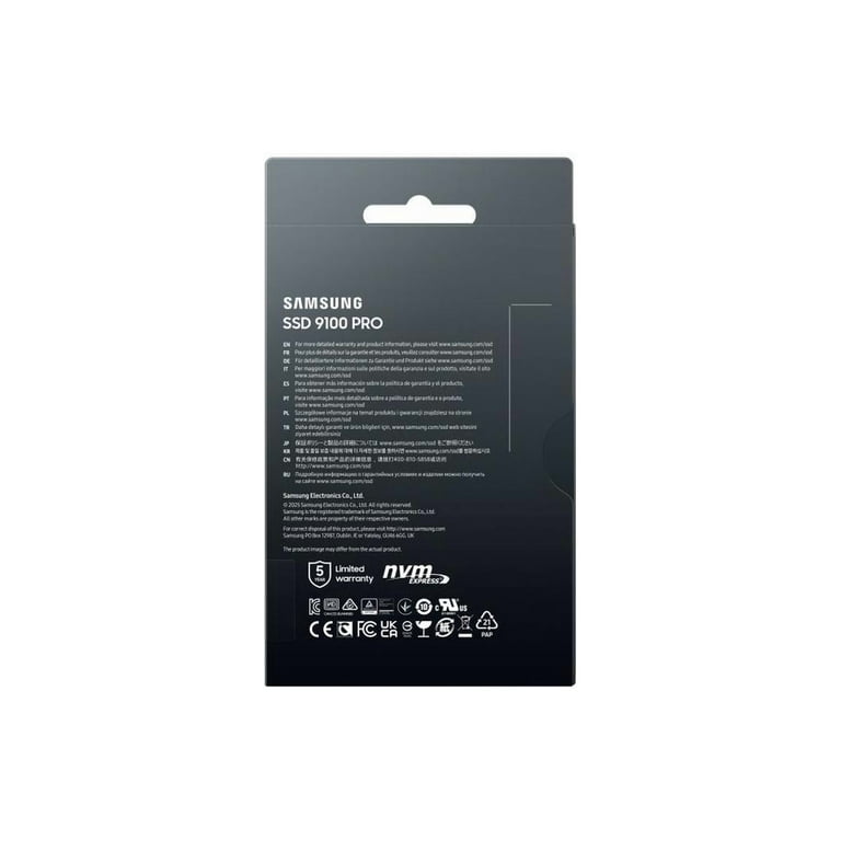 Samsung 9100 PRO MZ-VAP4T0 - SSD - encrypted - 4 TB - internal - M