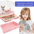 thumbnail image 1 of 10pcs Pet Cage Chassis Film Cover Disposable Thickened Large Capacity Cage Tray Cover For Rabbit Guinea Pig, 1 of 7