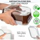 thumbnail image 2 of Recipiente de almacenamiento de alimentos Razab 3300 ml/112 oz de vidrio con tapa, 2 of 9