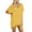 Yellow, variant on Leesechin Clearance Womens Swim Suits Trendy Beach Sexy Solid Hem Cover Up Swimwear