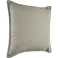 thumbnail image 4 of Ox Bay Wilma Set of 4 Gray Stitch Bordered 24" x 24" Cotton Adult Decorative Throw Pillows, 4 of 8