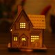 thumbnail image 5 of Casa de madera de Navidad LED LIGHT - up Village Luminous Cabin árbol de Navidad cuelga colgante para decorar el Centro de la mesa, decoración de fiesta de vacaciones YCL, 5 of 5