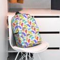 thumbnail image 3 of Easygdp Colored Armadillos Mochila Ligera de 15 Pulgadas para Estudiantes, Mochila Cómoda para la Escuela y Viajes, Correas Ajustables, 3 of 6