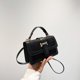 thumbnail image 1 of Bolso de hombro pequeño cuadrado con bordado de estilo coreano, bandolera de mano ligera de lujo con diseño de nicho estético, novedad de otoño de 2025, 1 of 5