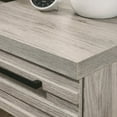 thumbnail image 3 of Roundhill Furniture Panel Bed, Dresser, Mirror, 2 Nightstands, and Chest, Weathered Gray, Queen, 3 of 17