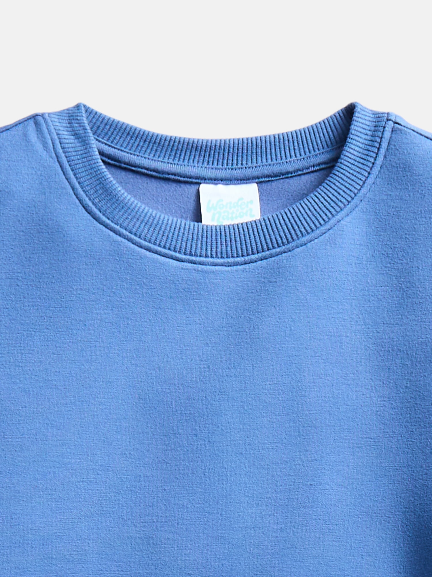 Wonder Nation Toddler Girls Crewneck Sweatshirt with Bow, Sizes 12M-5T