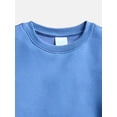 thumbnail image 2 of Wonder Nation Toddler Girls Crewneck Sweatshirt with Bow, Sizes 12M-5T, 2 of 3