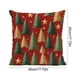 thumbnail image 3 of Funda de Almohada con Estampado de Árbol de Navidad - 45X45 Cm (18X18 Pulgadas) | Decoración para El Hogar | Poliéster | Cierre de Cremallera | Uso Interior/Exterior | Estampado Estereoscópico - Deco, 3 of 6