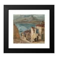 thumbnail image 2 of Alexander Evgenievich Yakovlev 13x12 Black Modern Framed Museum Art Print Titled - The Port of Calvi (1930), 2 of 5
