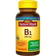Nature Made Vitamin B-1 100 mg Tablets 100 Tablets (Pack of 3)
