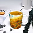 thumbnail image 5 of Yiaed Clear Sky Sunflower Print Ceramics Coffee,Large Handle Design,Extra Large Tea and Coffee Cup for Office and Home Mugs, 5 of 6