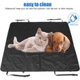 thumbnail image 2 of Pet Cars Seat Cover Rear Back Seat Boot Cover Hammock Design Pet Dog Cats Protector Mat Liner with Adjustable Buckle(Beige) (Color : Beige), 2 of 8