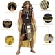 thumbnail image 3 of Conjunto de disfraz de faraón egipcio para hombre, 7 piezas, conjunto de cosplay del rey Tutankamón de Egipto, trajes de cosplay de Halloween, 3 of 4