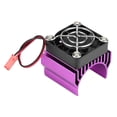 thumbnail image 1 of Dissipateur thermique avec ventilateur pour moteur de voiture électrique RC 1/10 540/550/3650 (violet), 1 of 4