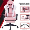 Gaming Chair for Adults, Ergonomic Office Chair with Headrest and 2D