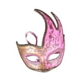 thumbnail image 1 of Máscara de baile de graduación para festivales suministros para fiestas de carnaval para mujeres Rosa perfecl, 1 of 8