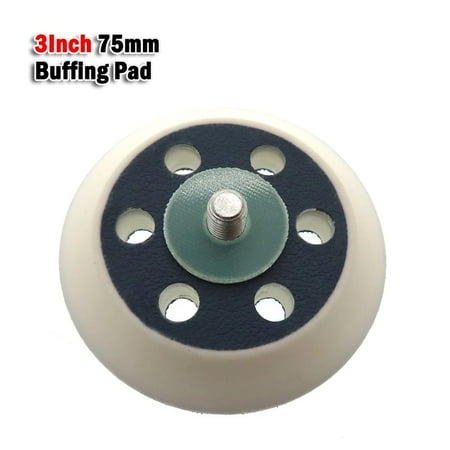 

3Inch M8 Hook and Loop Buffing Pad Backing Pad Sanding Discs for Polishing