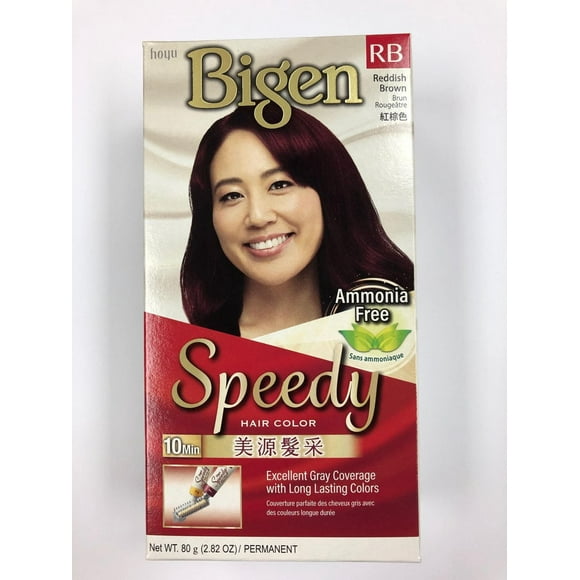 Bigen Speedy Hair Couleur (Brun Rougeâtre) Couvre vos gris en 10 minutes