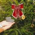 thumbnail image 4 of Elegante lazo navideño para colgar, adecuado para interiores y exteriores, jardines, terrazas y balcones, 4 of 7
