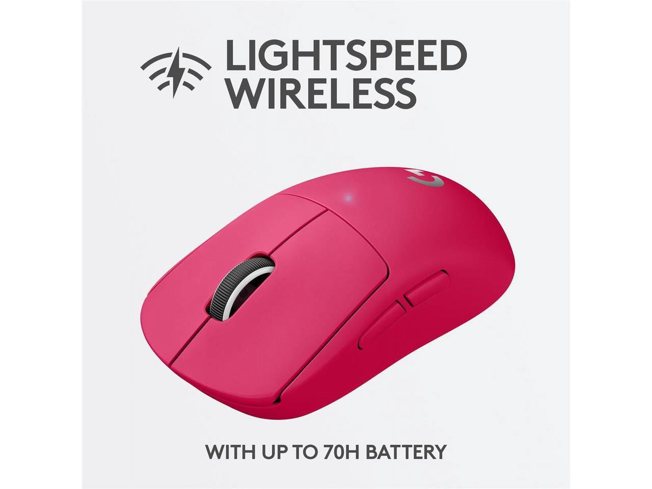 Logitech G PRO X SUPERLIGHT Wireless Gaming Mouse, Ultra-Lightweight, HERO  25K Sensor, 25,600 DPI, 5 Programmable Buttons, Long Battery Life