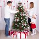 thumbnail image 5 of Pièces Nœuds Décoratifs de Noël Nœuds d'Arbre de Noël à Paillette Rouge Nœuds Topper d'Arbre de Noël Nœuds de Guirlande Couronne de Noël (Rouge, Argent, 7 x 6,7 Pouces) Ormromra ZYY-1930, 5 of 5