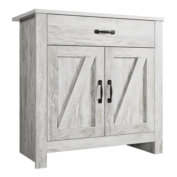 Spacious Storage Sideboard Cabinet - Modern Buffet with Drawers, Doors & Adjustable Shelves - Freestanding Kitchen Pantry for Dining or Living Room - Farmhouse Style Cupboard for Organized Home