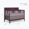 thumbnail image 4 of Dream On Me Ivy 5 in 1 Convertible Full-size Crib, Greenguard Gold & JPMA Certified, Converts from Baby Crib to Toddler Bed, Day Bed, Kids Bed and Full-size Bed, Auburn, 4 of 11