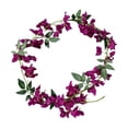 thumbnail image 2 of Purple Artificial Bougainvillea Vine, Realistic Silk Faux Hanging Plant for Outdoor Wall Decor, 2 of 6