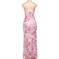 thumbnail image 6 of Floral Strapless Maxi Dress (S, Pink), 6 of 6
