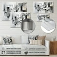 thumbnail image 4 of Designart "Zen in Grey Abstract II" Minimalism Metal Wall Art, 4 of 5