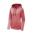 thumbnail image 3 of Sport-Tek Women's PosiCharge Sport-Wick Heather Fleece Hooded Pullover. LST264, 3 of 4