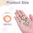 thumbnail image 2 of Uxcell Loose Sequins 4000Pcs 0.2" Sequins Spangles AB Orange-Yellow, 2 of 6