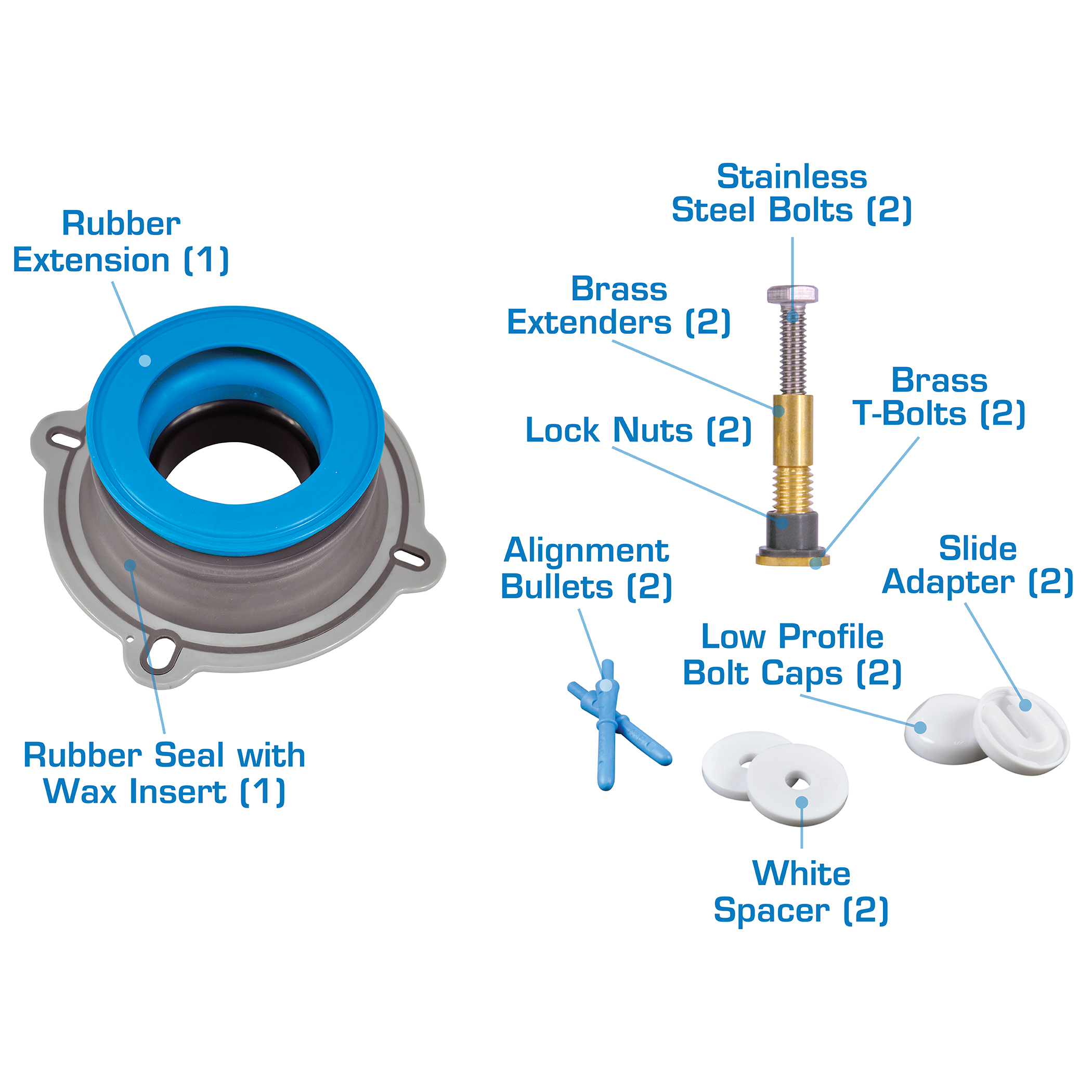 Danco All-in-One Toilet Installation Kit with Wax Ring photo 2