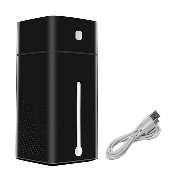 Humidificador de aire USB Difusor de aroma de gran capacidad Lowe Noise Humidificador de 1000 ml para oficina en casa, Negro Advancent HA003187-01B