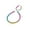 Multi/Gold, variant on Madden NYC Women's Fashion Rainbow Tone Pavé Rope Necklace and Bracelet Jewelry Set, 2-Piece