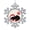 pattern-9, variant on Red Cardinal Birds Metal Christmas Ornament Winter Holiday Hanging Christmas Tree Ornaments Metal Christmas Ornaments Tree Decor Gifts for Friends Coworkers Employees Family